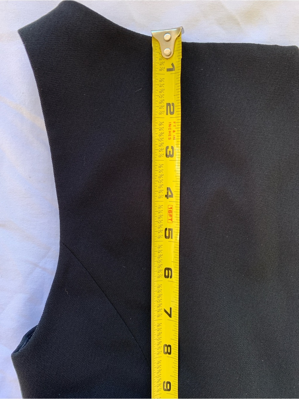 Talbots Black Ruffle Mini Dress - Picture 7 of 8